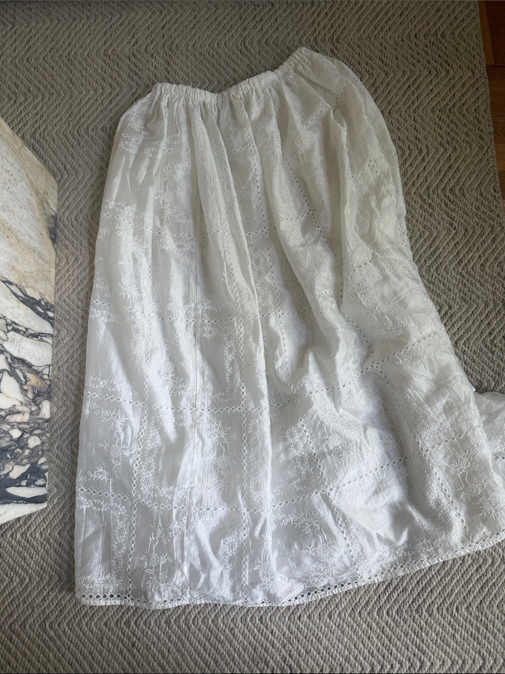 Helsa Handkerchief Skirt - Women's Long Skirt - Picture 4 of 4